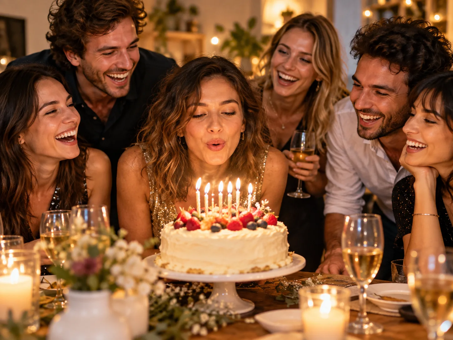 Anniversaire entre amis