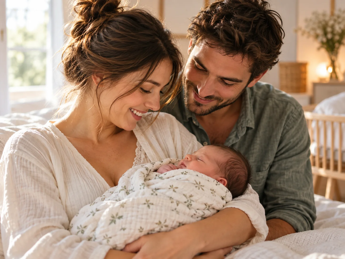 Parents avec leur nouveau-né
